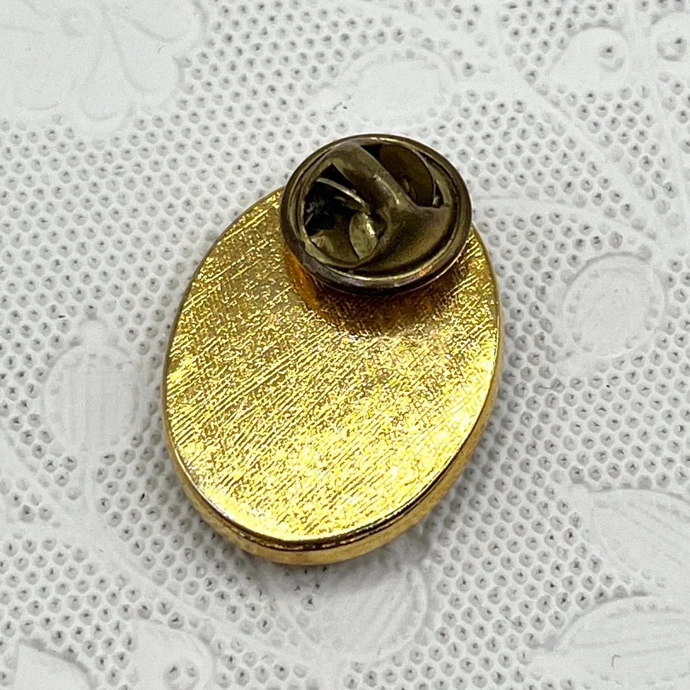 Vintage Dainty Guardian Angel Oval Cameo Scatter Pin | Comes w/ Organza Gift Bag